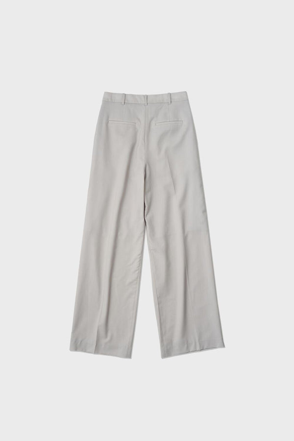 Light Grey Basic Long Trouser