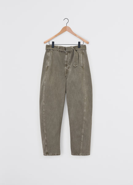 スーツ simpleproject WOOL TWISTED BELTED PANTS simpleproject WOOL TWISTED BELTED PANTS スーツ