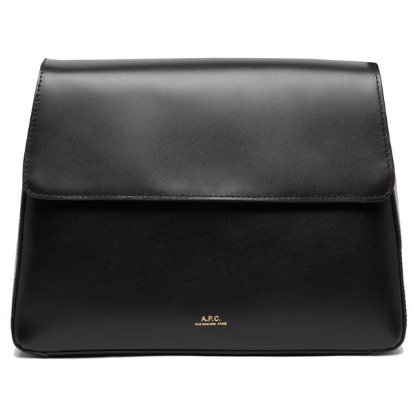 Black Virginie Flap Bag – MANIFESTO