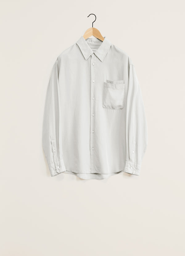 Cloud Grey Double Pocket LS Shirt