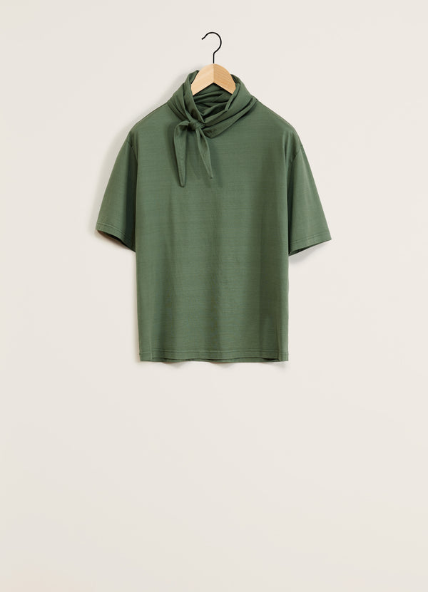 Smoky Green Foulard Tshirt