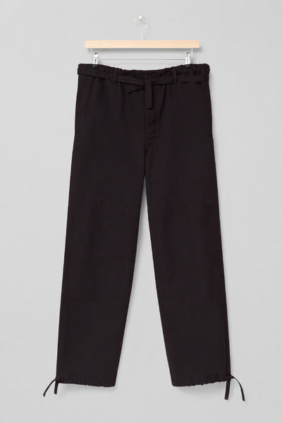 Black Drawstring Judo Pants – MANIFESTO