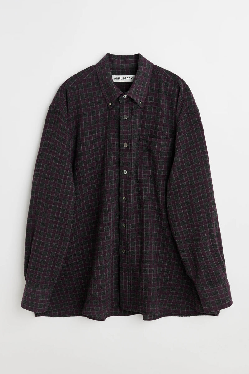 Sophomore Check Rural Wool Borrowed BD Shirt