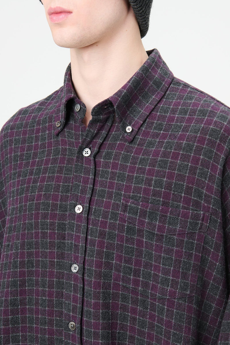 Sophomore Check Rural Wool Borrowed BD Shirt