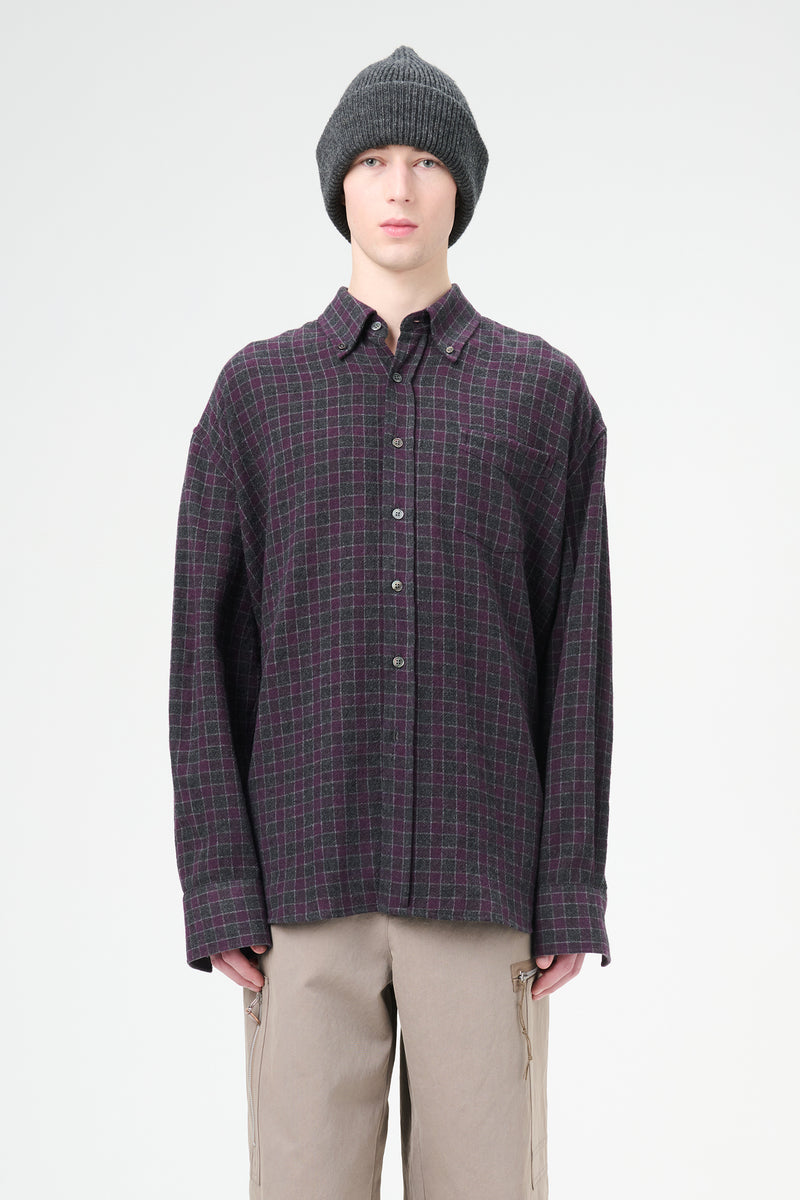 Sophomore Check Rural Wool Borrowed BD Shirt