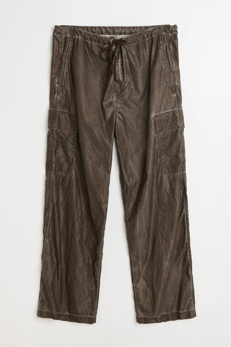 Brown Wash Out Way Trouser