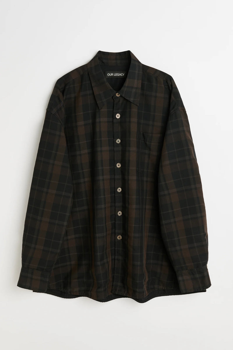 Black Sheer Shadow Check Borrowed Shirt – MANIFESTO Black Sheer Shadow Check Borrowed Shirt – MANIFESTO