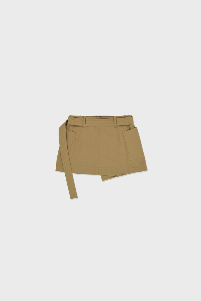 Beige Pocket Mini Skirt – MANIFESTO