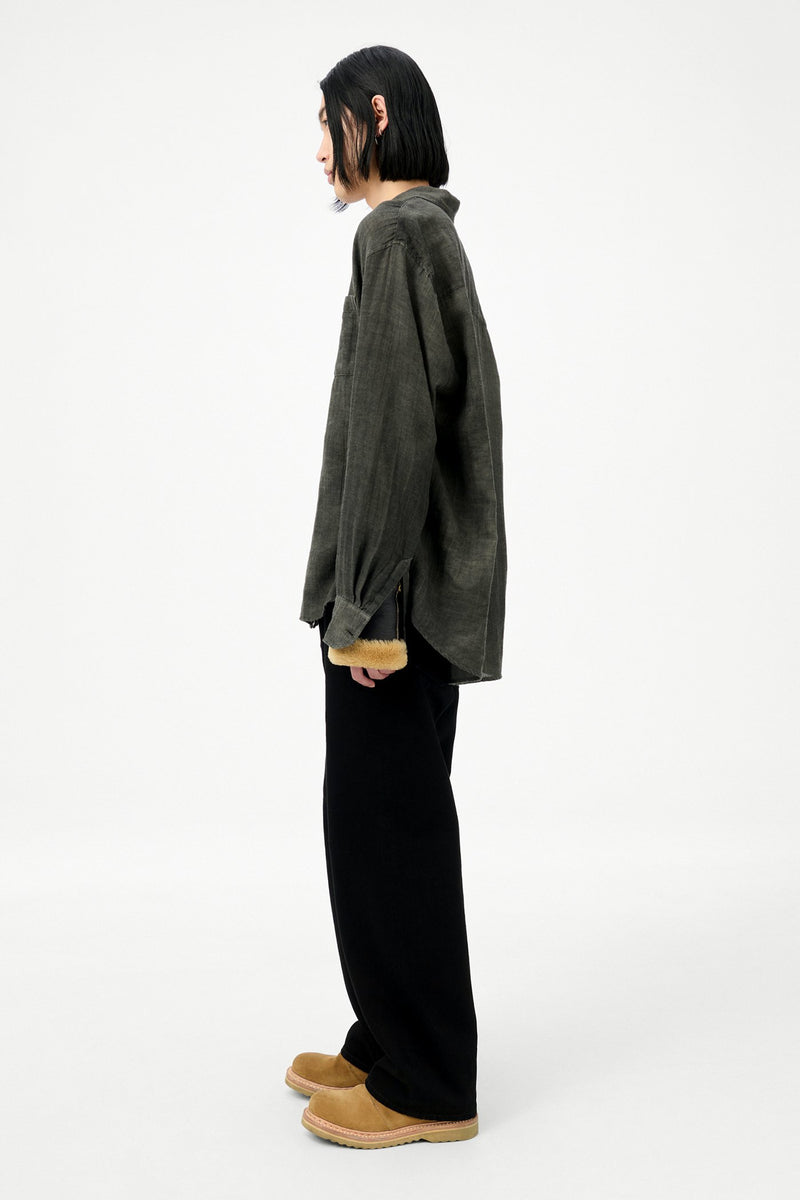 Dark Cloud Sparse Cotton Wool Above Shirt
