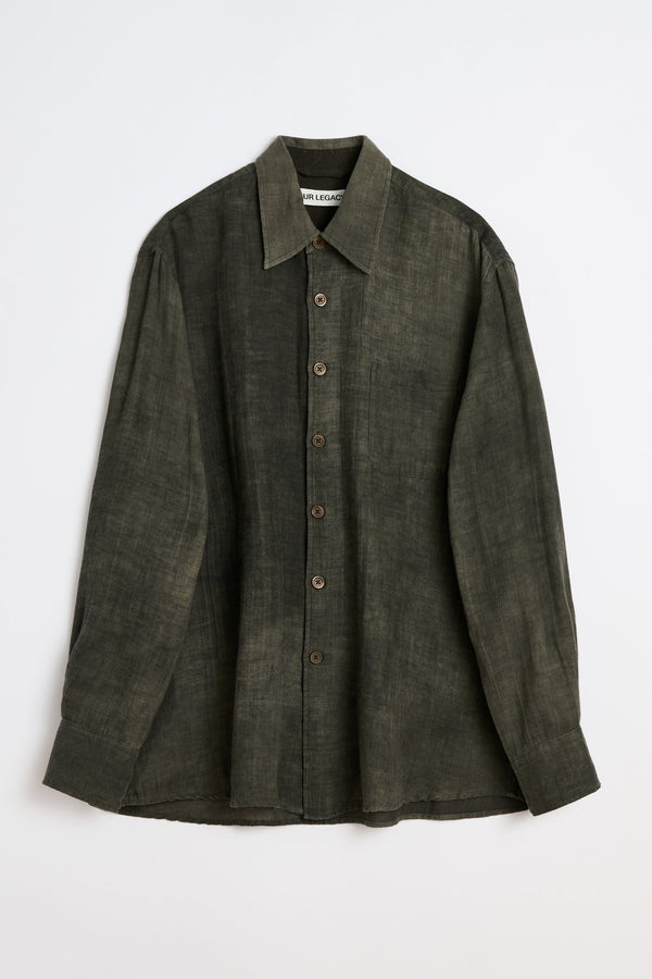 Dark Cloud Sparse Cotton Wool Above Shirt