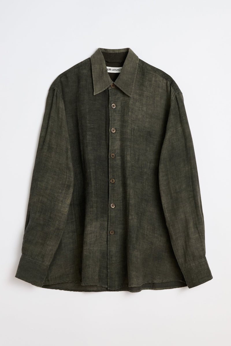 Dark Cloud Sparse Cotton Wool Above Shirt