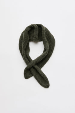 Moss Green Miniature Scarf