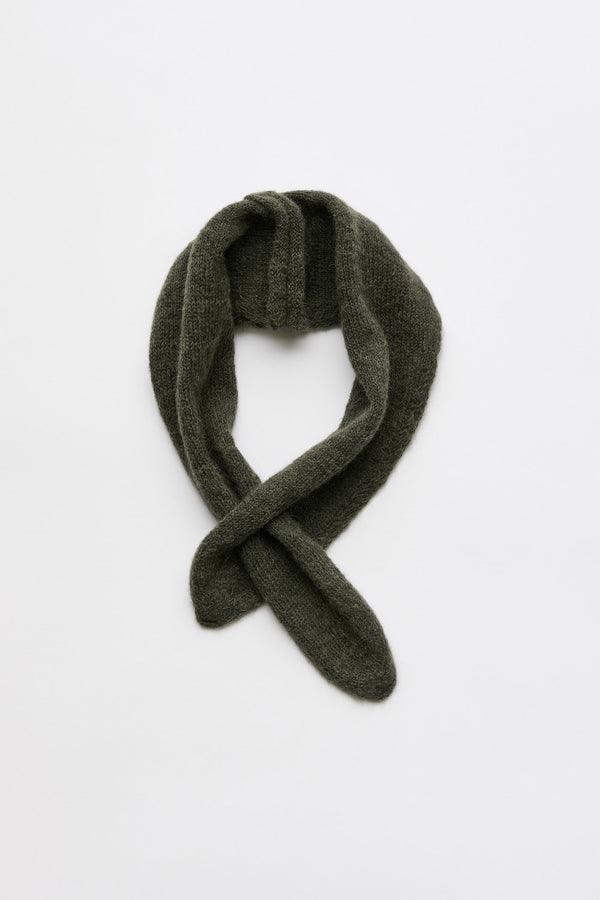 Moss Green Miniature Scarf
