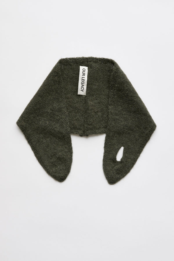 Moss Green Miniature Scarf