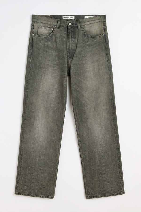 Ash Dust Chain Twill Third Cut Denim