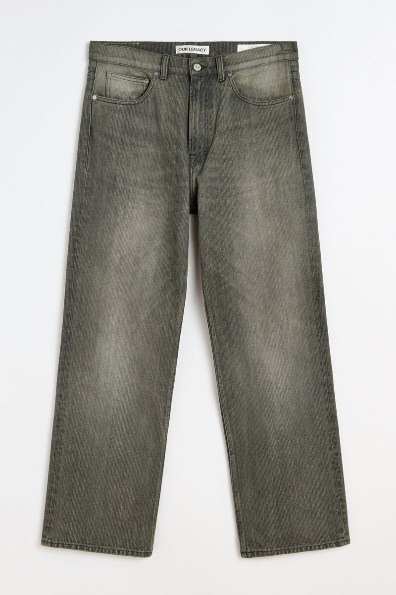 Ash Dust Chain Twill Third Cut Denim