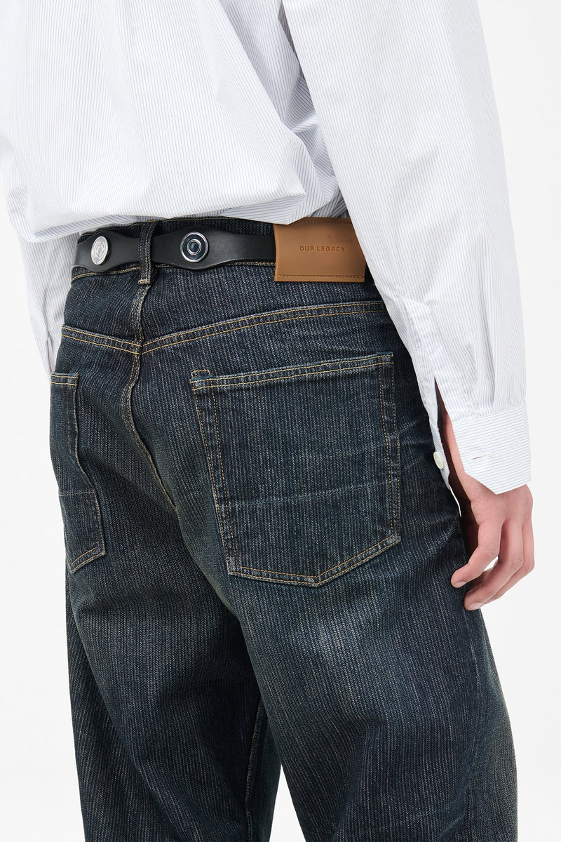 Clay Tint Chain Twill Third Cut Denim