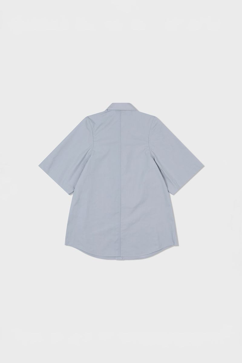 Blue Armhole Stitch Shirt