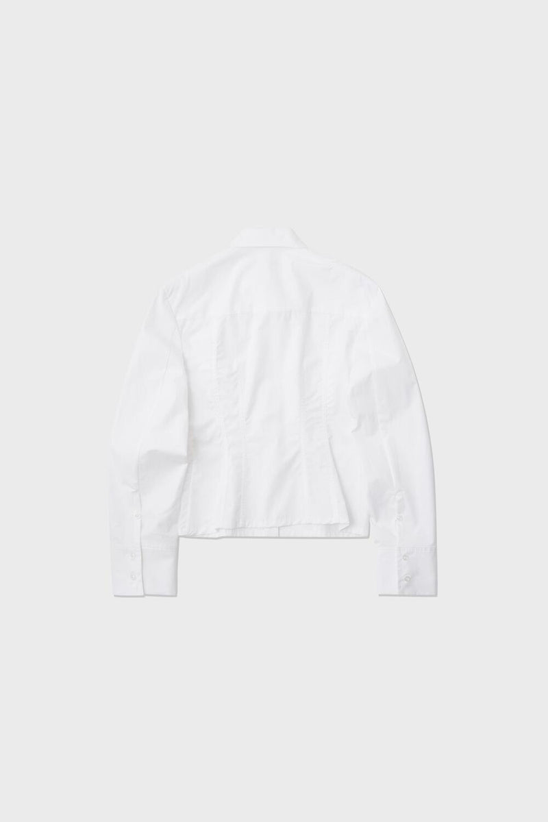White Sleek Formal Shirt