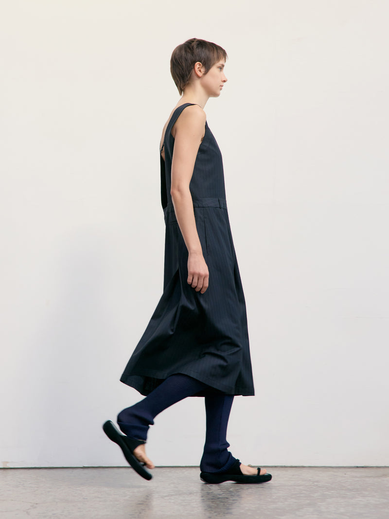 inverted pleat dress Faille Inverted Pleated Gown With Draped Petal Wings
