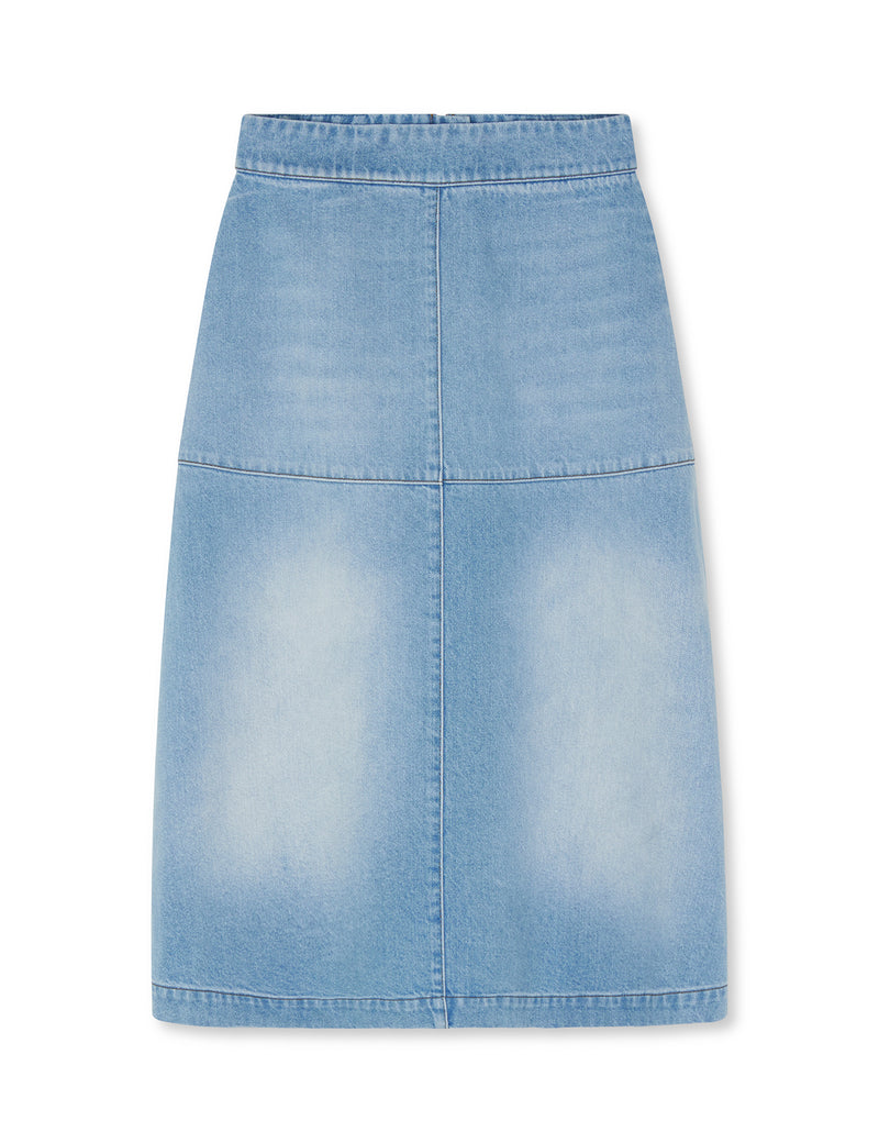 Blue Bles Denim Lunar Skirt