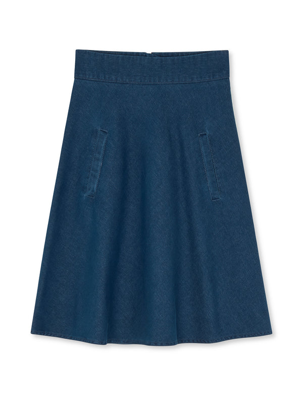 Sargasso Sea Soft Denim Stelly Skirt