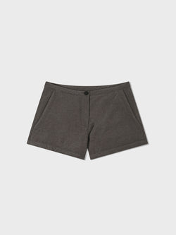 Grey Padded Stitch Mini Pants