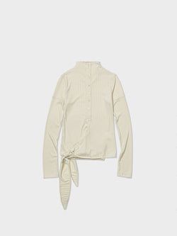 Cream Button Up Wrap Tshirt