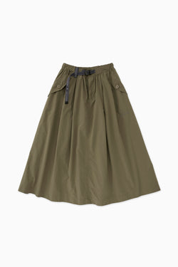 Light Beige Oversized Cargo Skirt