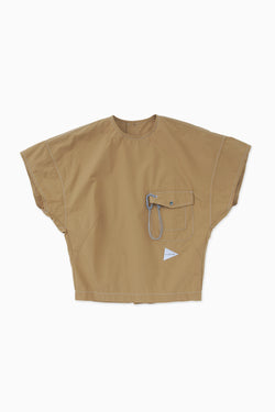 Dark Beige Cordura Typewriter SS Pullover