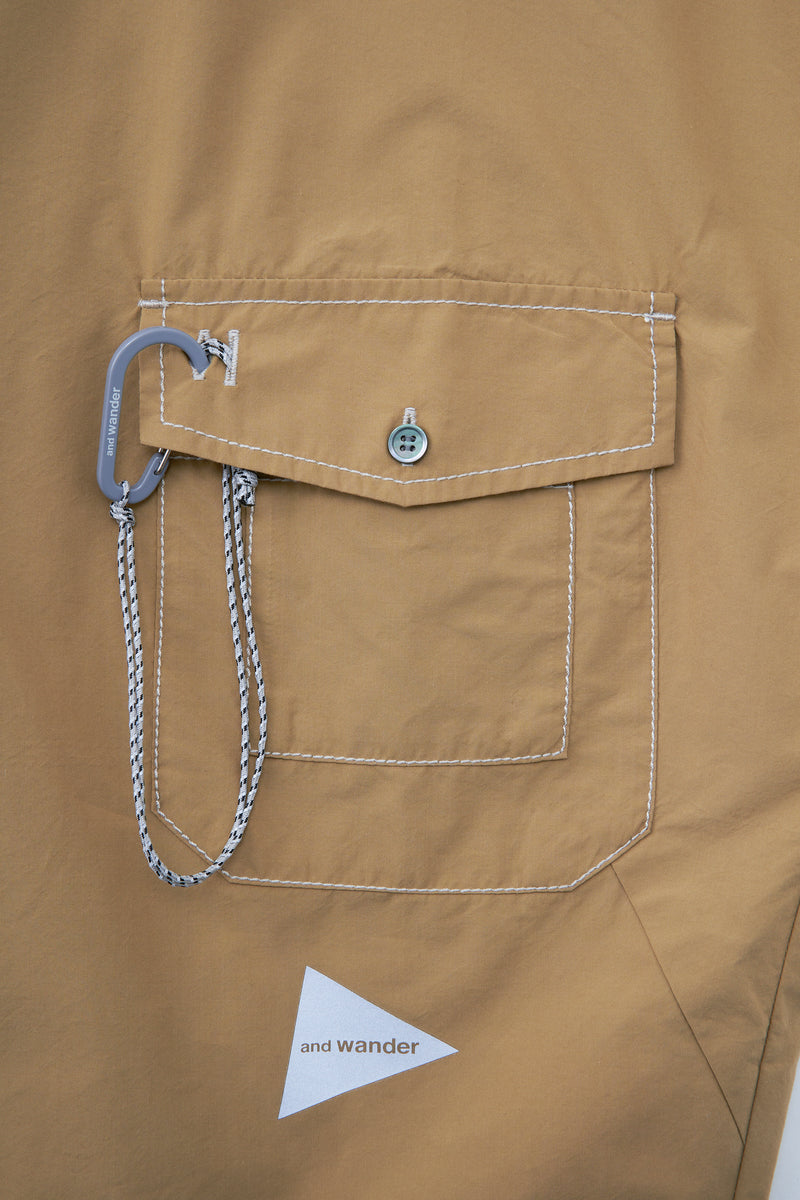 Dark Beige Cordura Typewriter SS Pullover