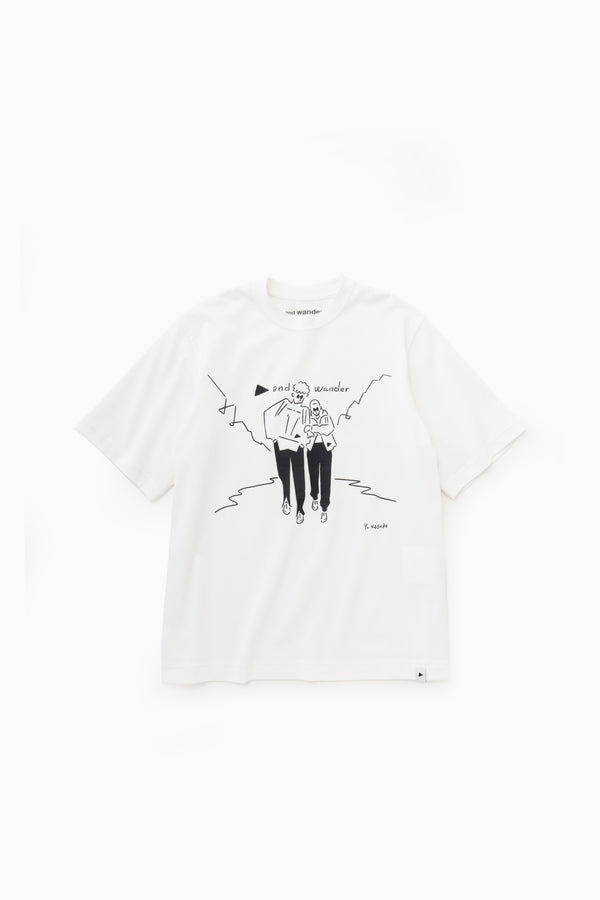 White Yu Nagaba Printed Tshirt