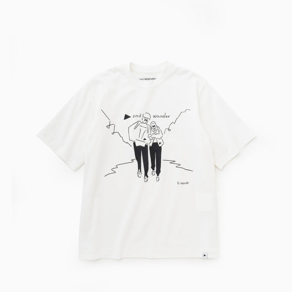 White Yu Nagaba Printed Tshirt – MANIFESTO