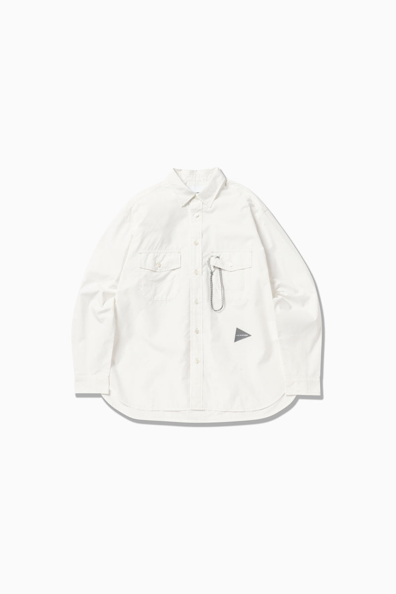 W White Cordura Typewriter LS Shirt