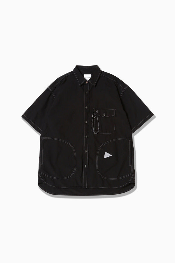 Black Cordura Cotton Rip SS Shirt