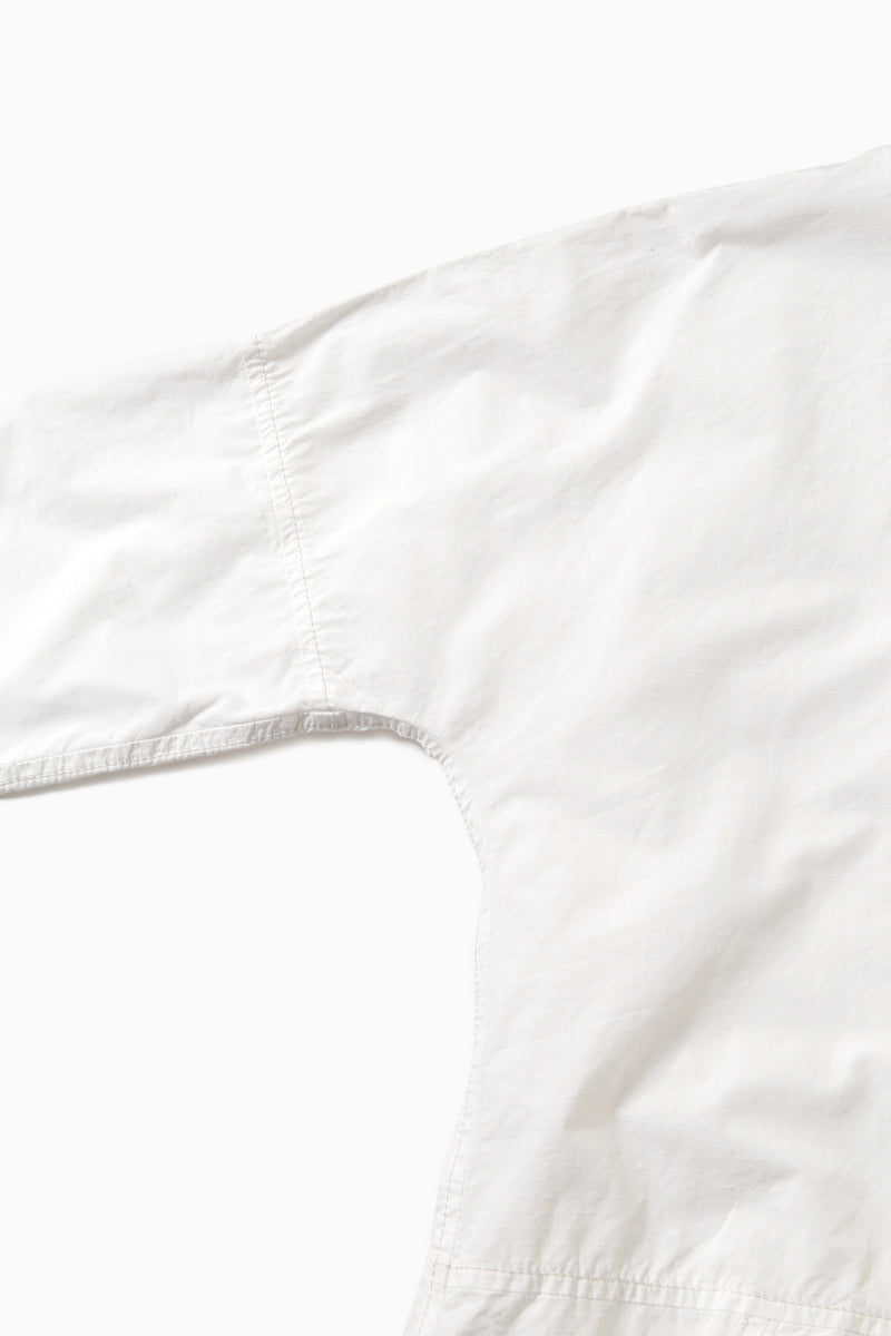 White Cordura Rip Dress