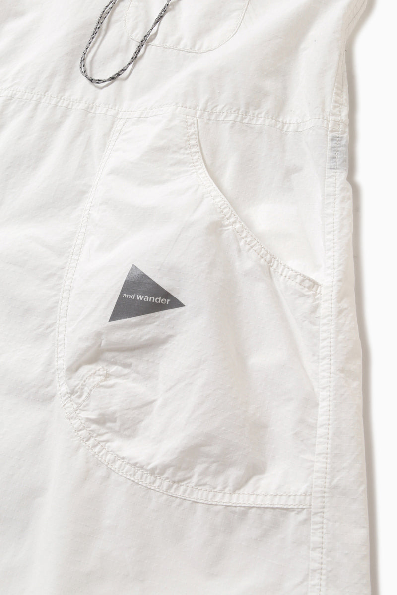 White Cordura Rip Dress