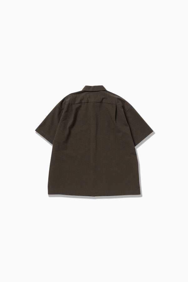 Khaki Dry Soft Seersucker SS Shirt