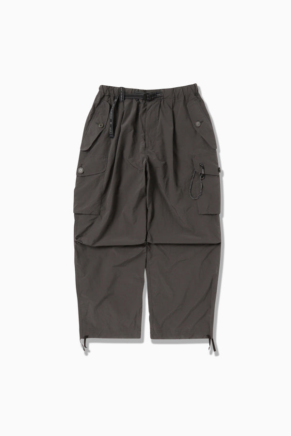 W Charcoal Oversized Cargo Pants