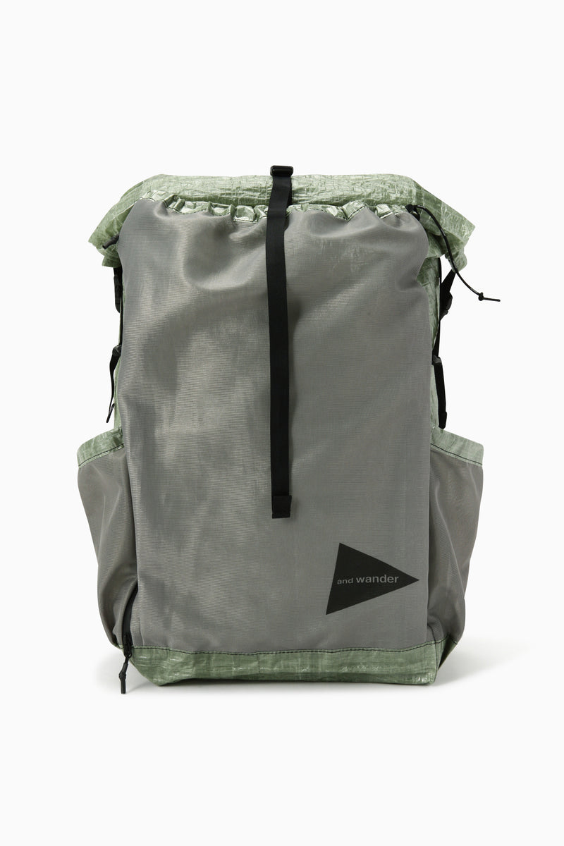 Green UL Backpack with Dyneema