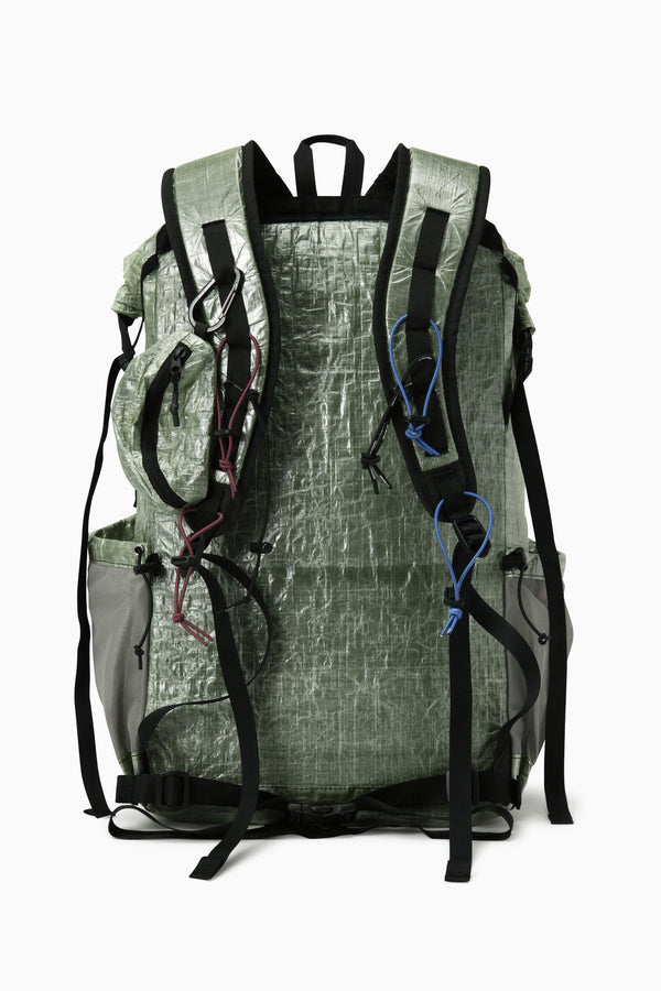 Green UL Backpack with Dyneema