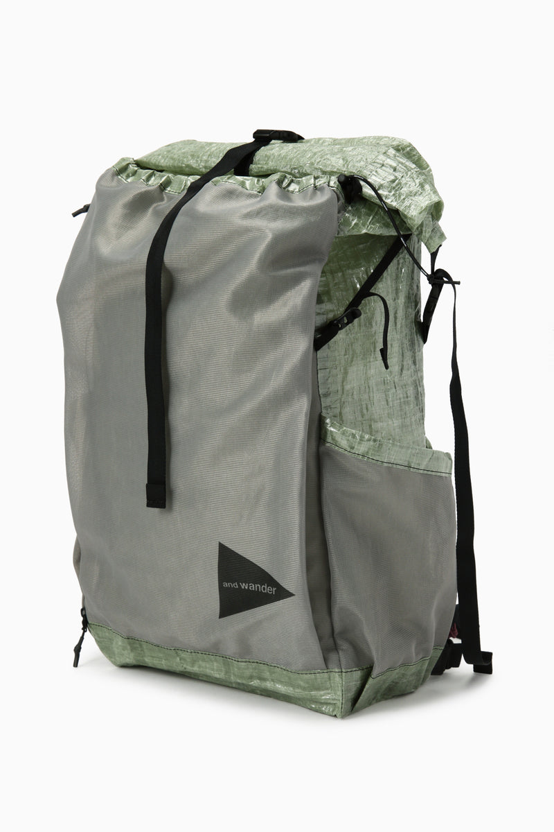 Green UL Backpack with Dyneema