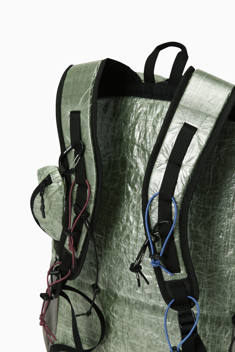 Green UL Backpack with Dyneema