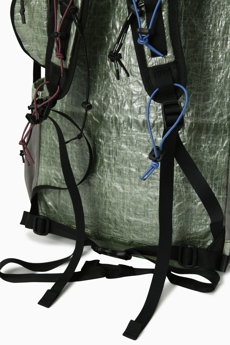 Green UL Backpack with Dyneema