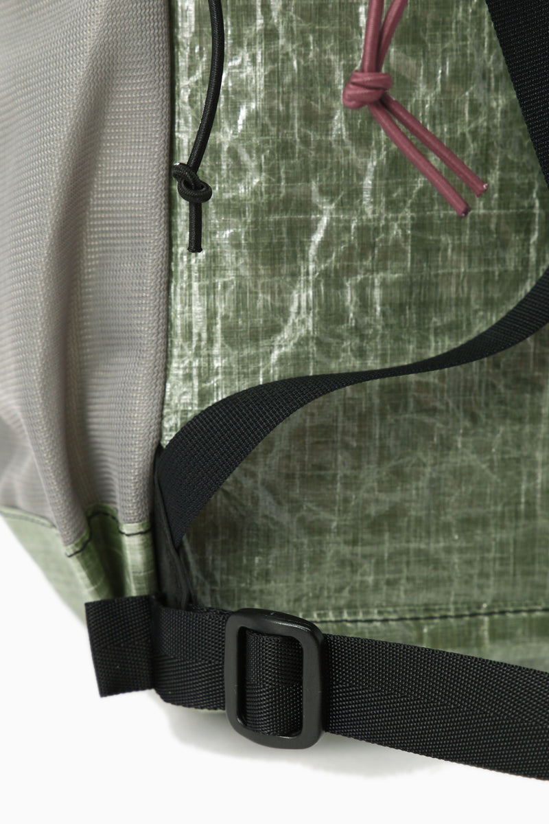 Green UL Backpack with Dyneema