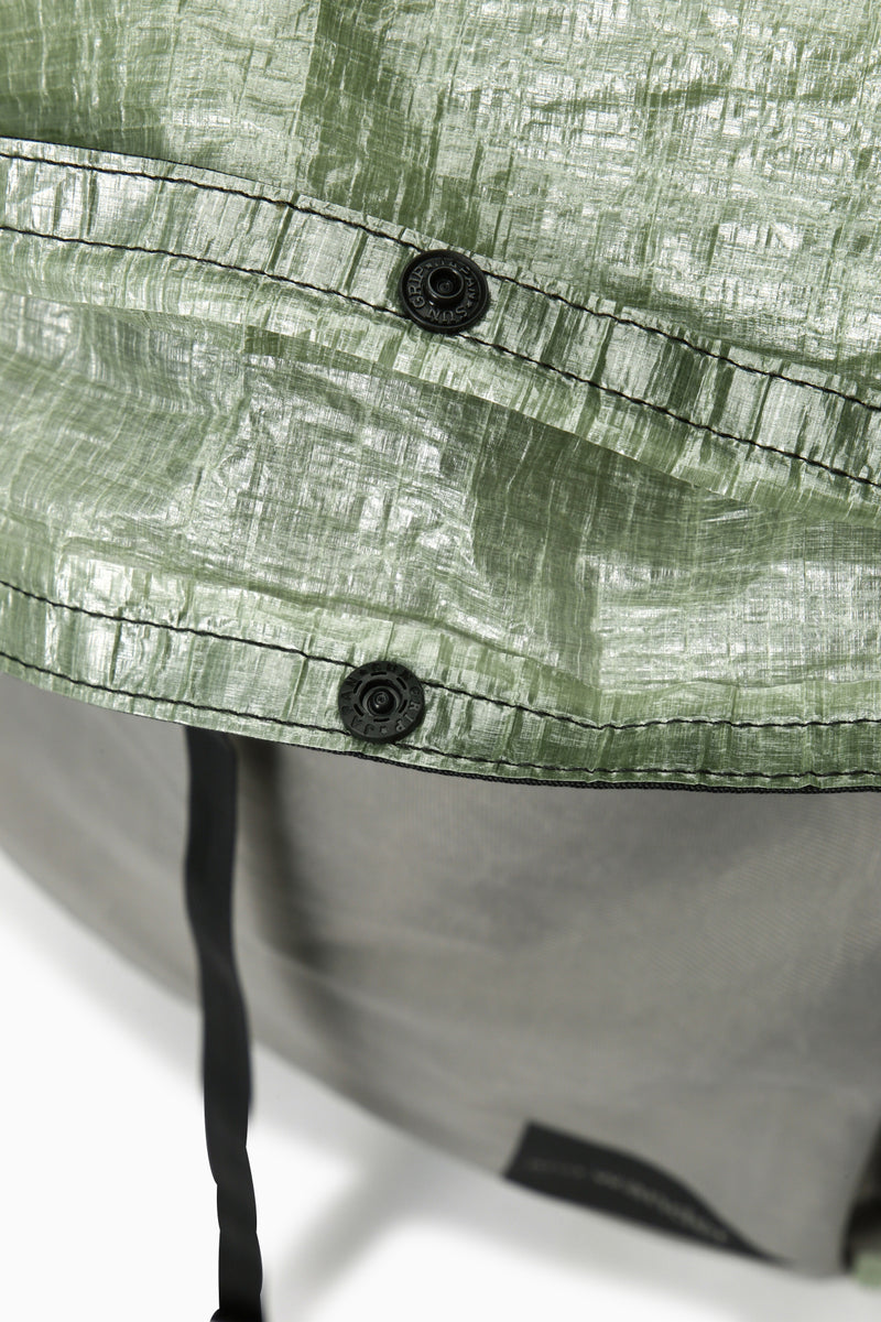 Green UL Backpack with Dyneema