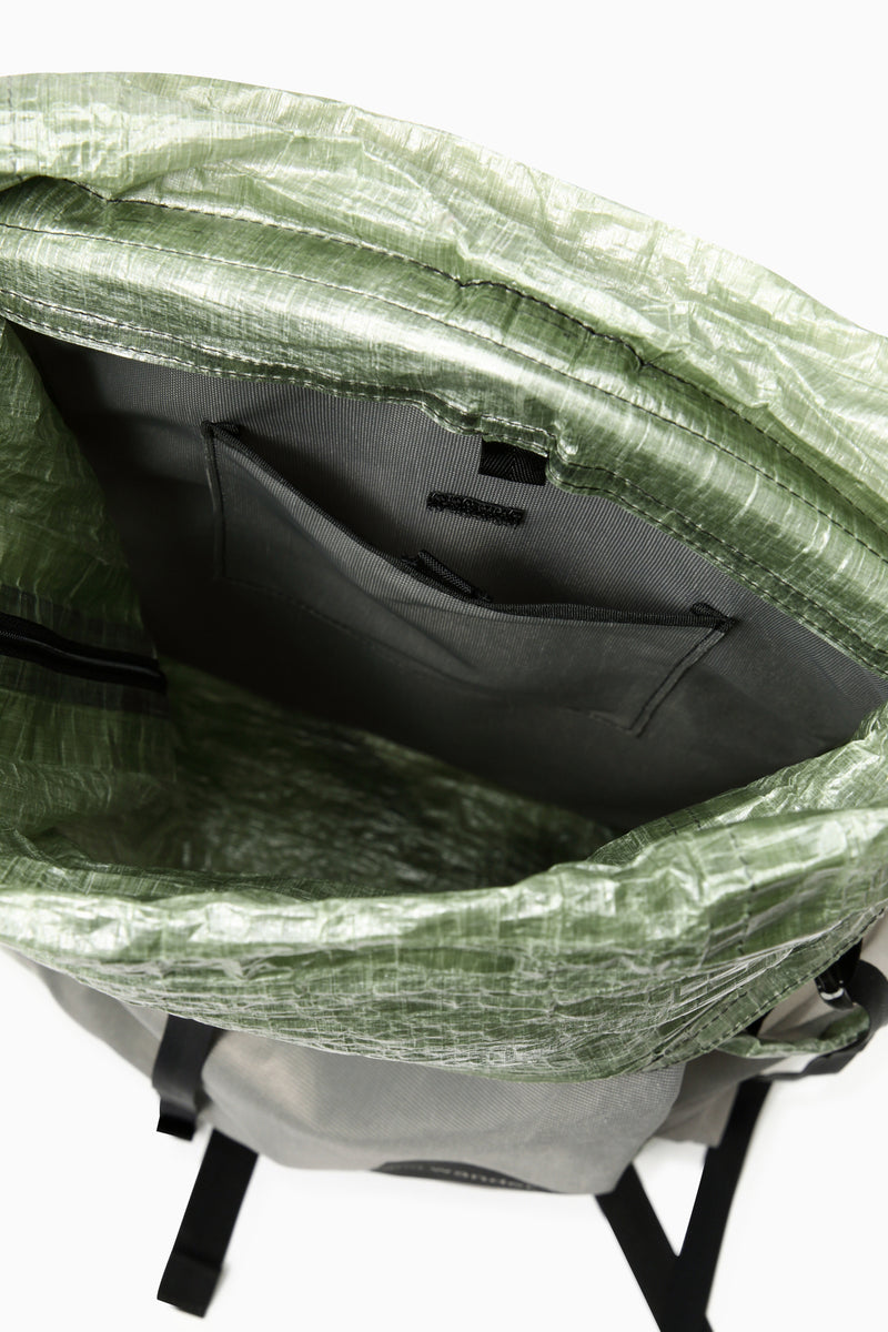 Green UL Backpack with Dyneema