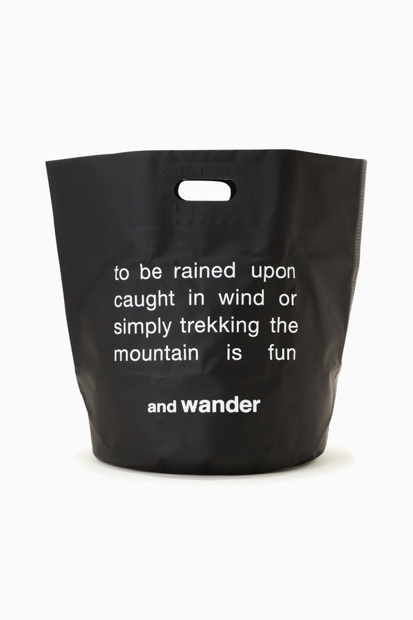 Black Storage Bucket 35L