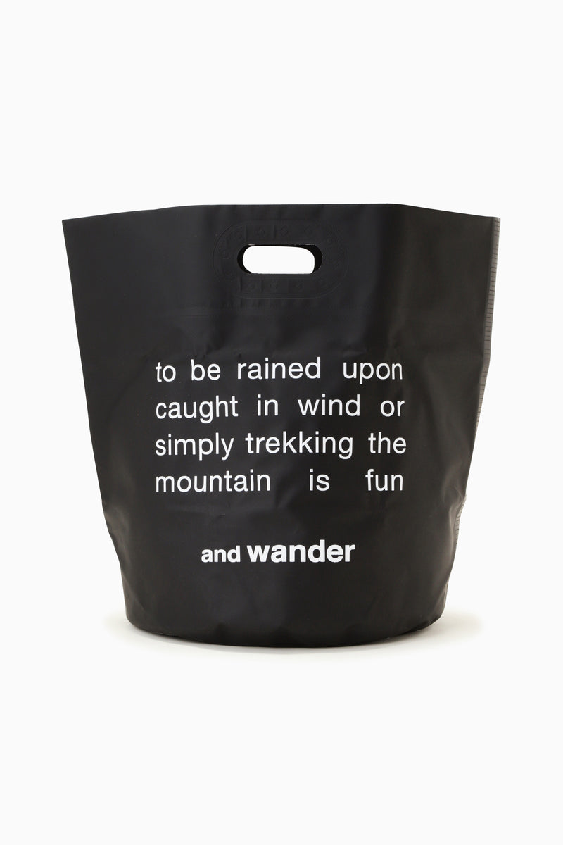 Black Storage Bucket 35L