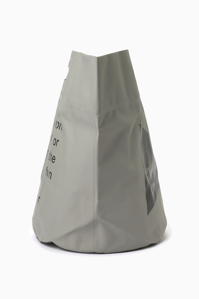 Grey Storage Bucket 35L